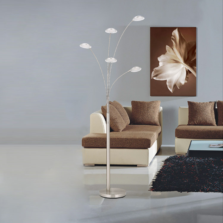 Modern Cum Touch Big Sta 5 Heads Floor Lamp